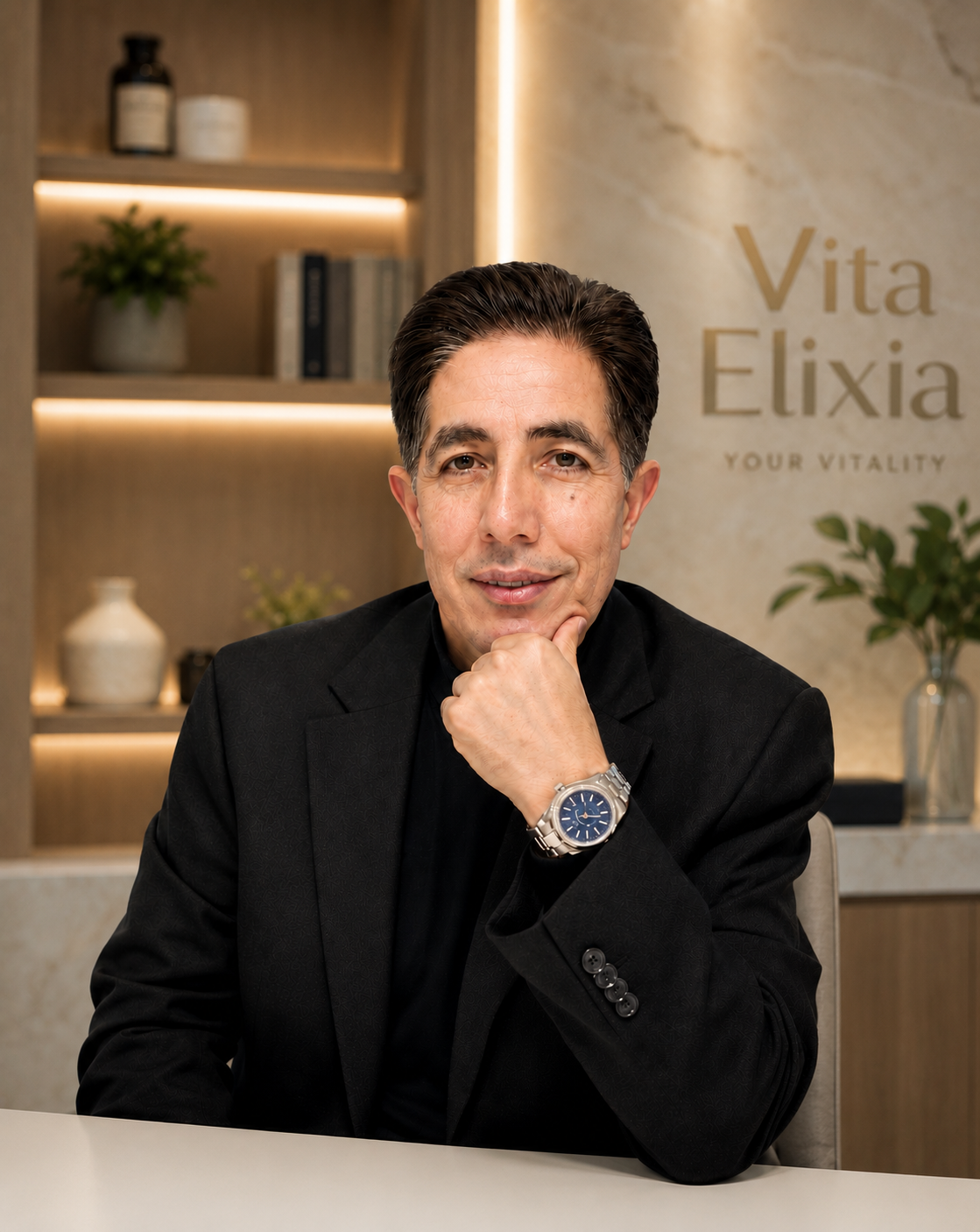 Dr. Jalal Solati, founder of Vita Elixia and Blumental Bayern GmbH